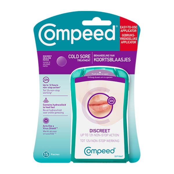 Compeed Discreet Cold Sore Healing Patch (15 patches)
