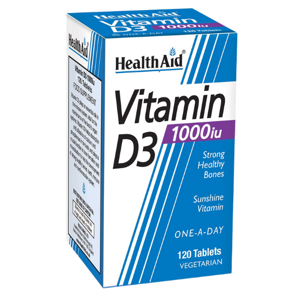 Healthaid Vitamin D3 1000iu (120 Tablets)