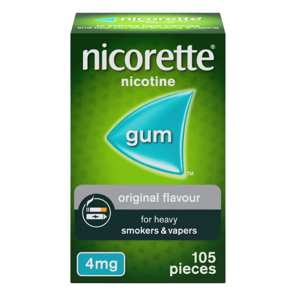 Nicorette Original 4mg Nicotine Gum