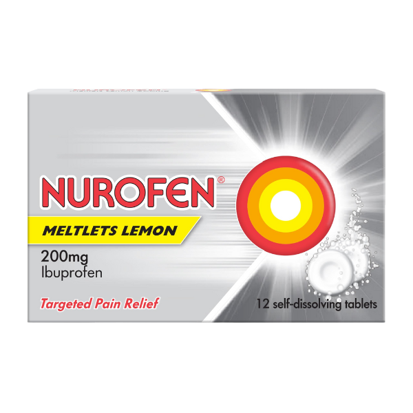 Nurofen Meltlets Lemon (12 Tablets)
