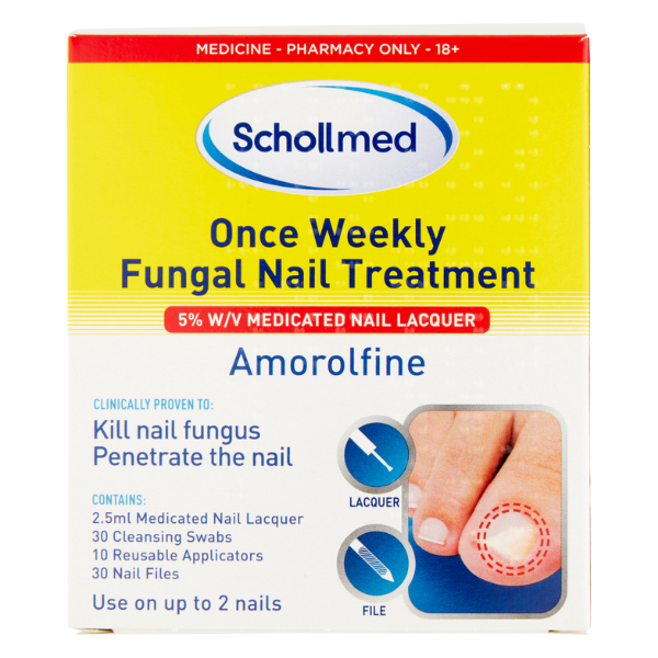Schollmed Once Weekly Fungal Nail Treatment 5% W/V Medicated Nail Lacquer
