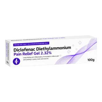Diclofenac Diethylammonium Pain Relief Gel 2.32% (100g)