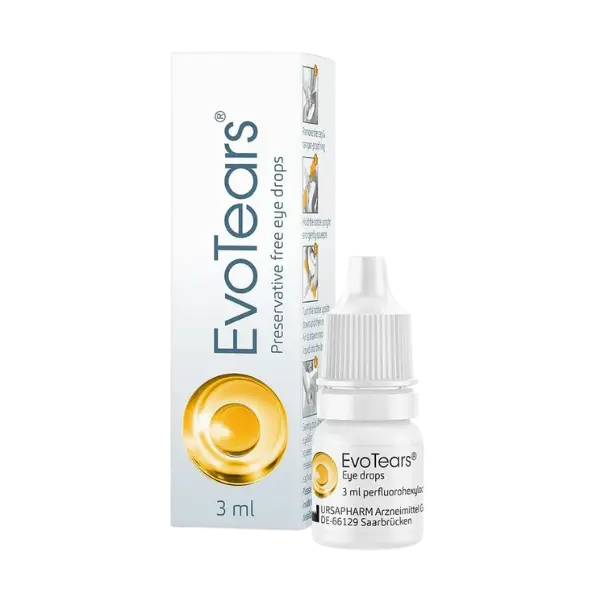 EvoTears Preservative Free Eye Drops (3ml)