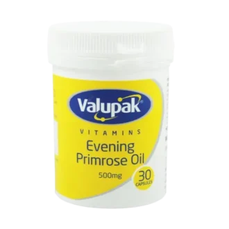 Valupak Evening Primrose Oil 500mg (30 Capsules)