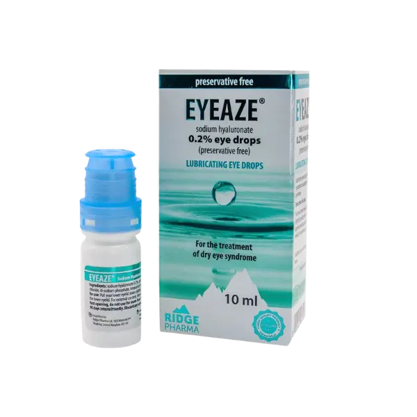 Eyeaze Sodium Hyaluronate 0.2% Eye Drops (10ml)
